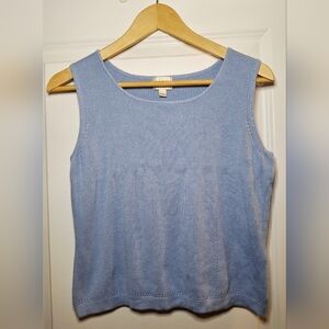 Vintage 90s Cleo Petites Sleeveless Knit Top (M)